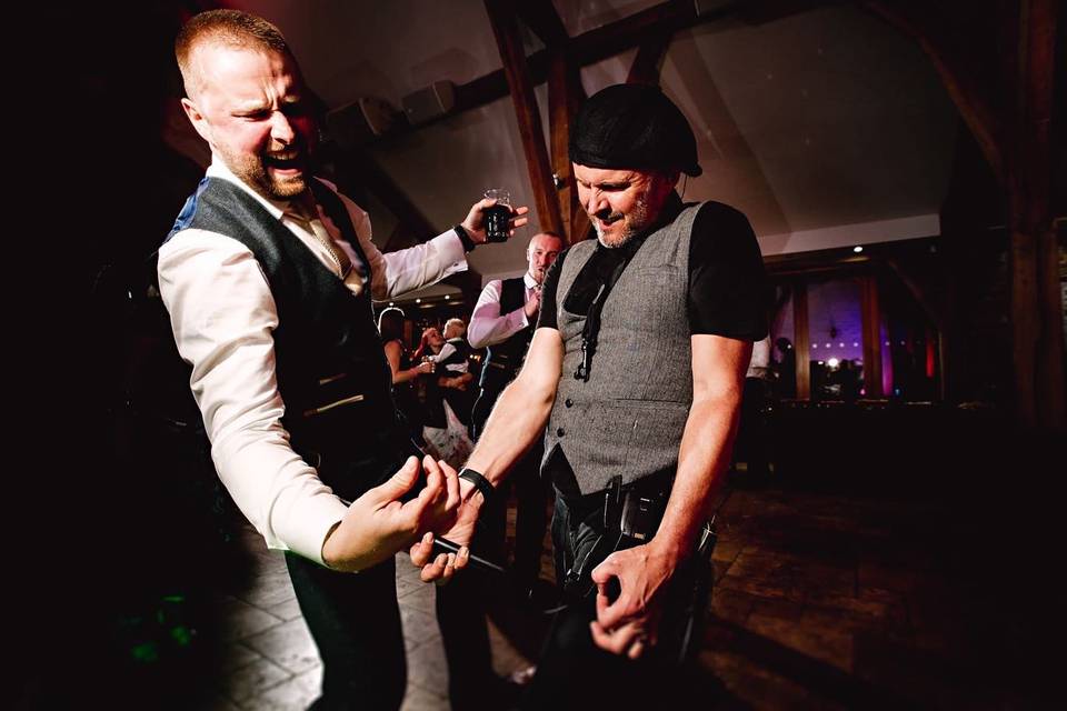 Some air guitar action!