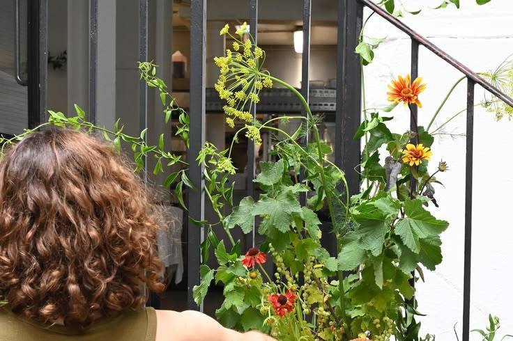 Summer Staircase Florals