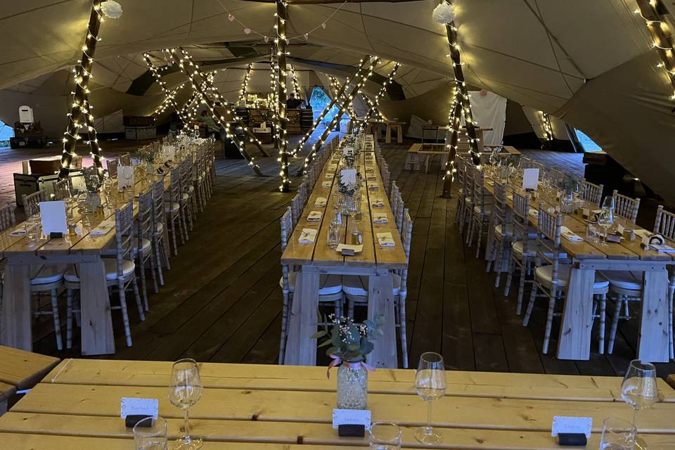 Long table set up