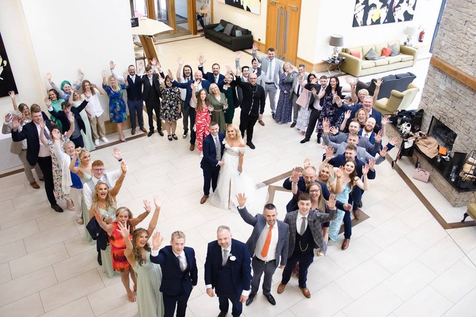 Ballygowan Foyer Wedding Party