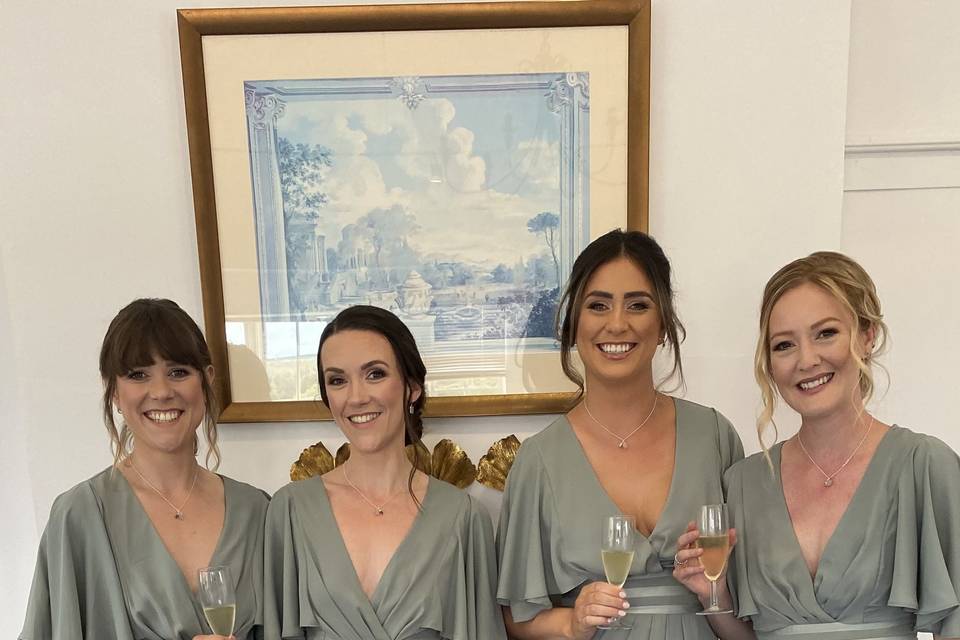 Bridesmaids glam