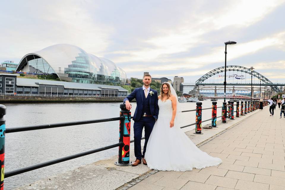 Newcastle quayside