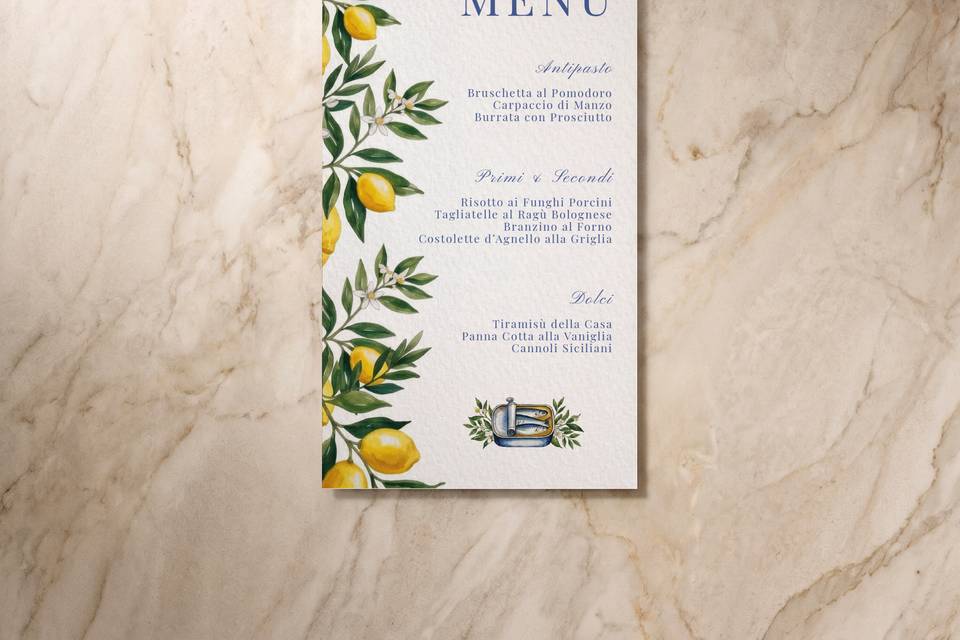 Mediterranean Menu