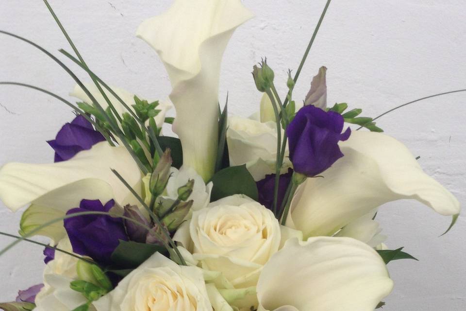 Roses and calla