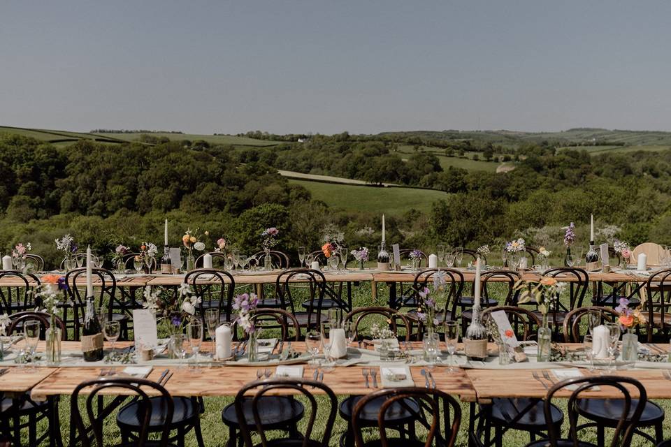 Wedding Breakfast with a view