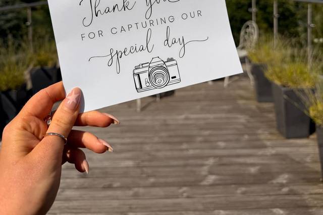 Client thanks