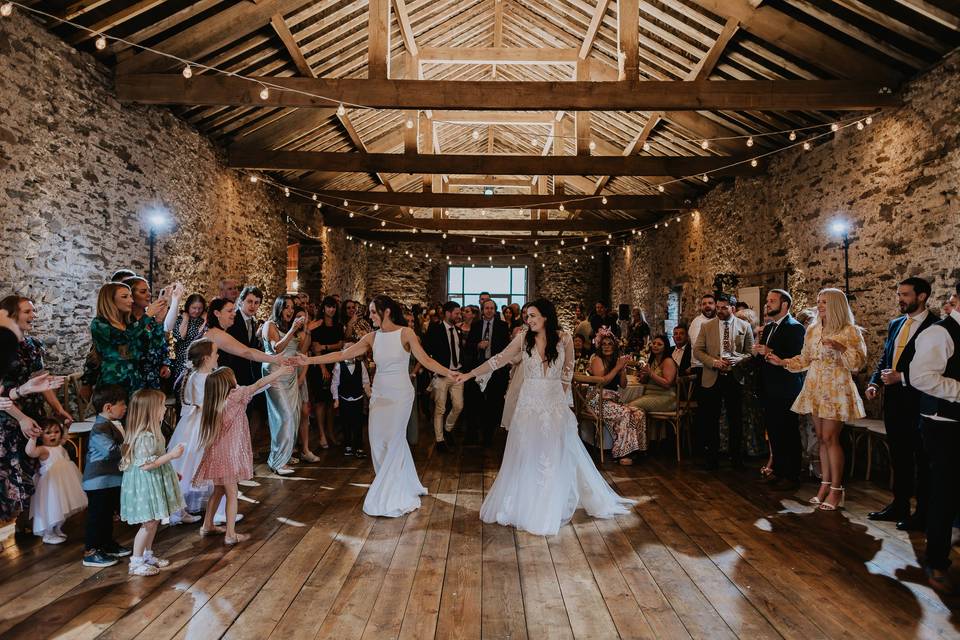 Inside Barn