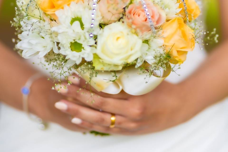 The bride's bouquet