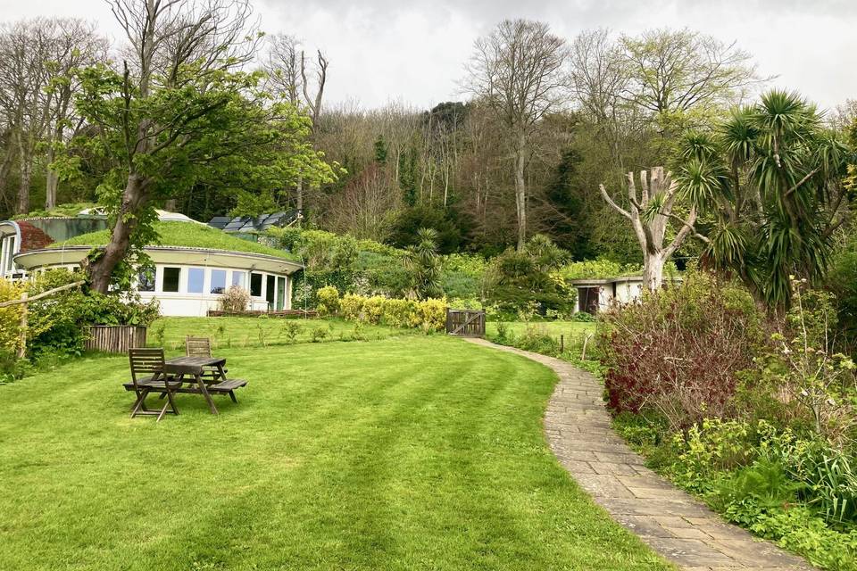 Pines Garden lower lawn