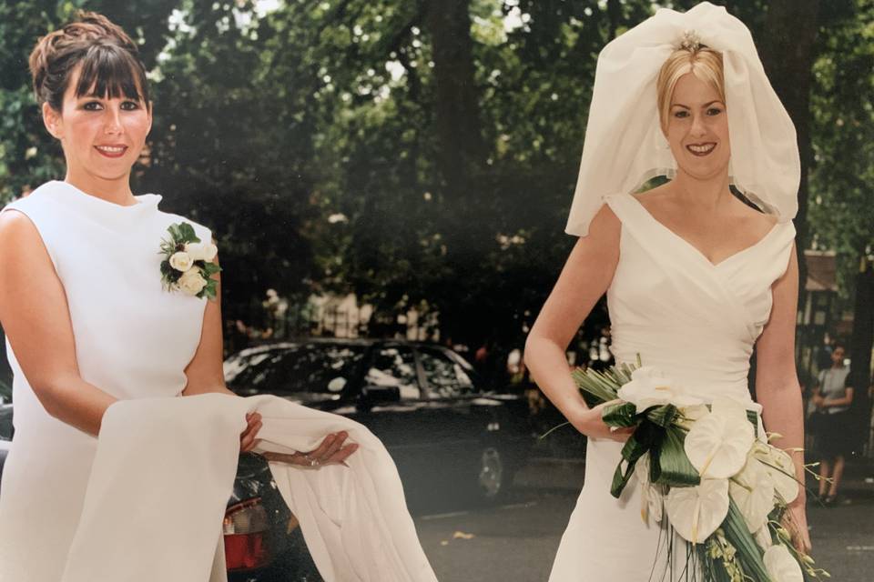 Bride and her maid of honour