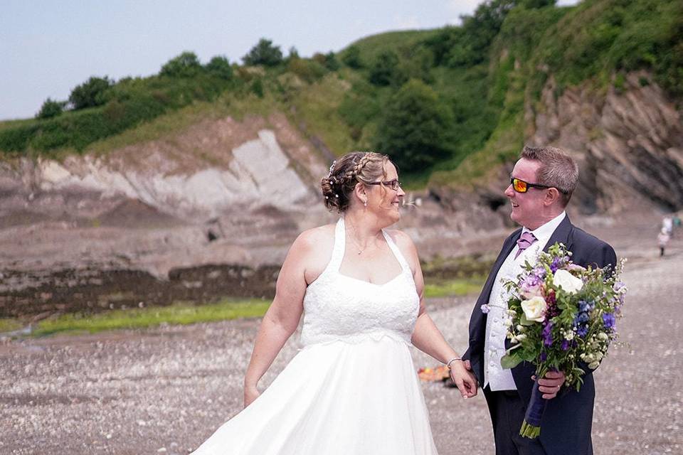 Wedding by the sea