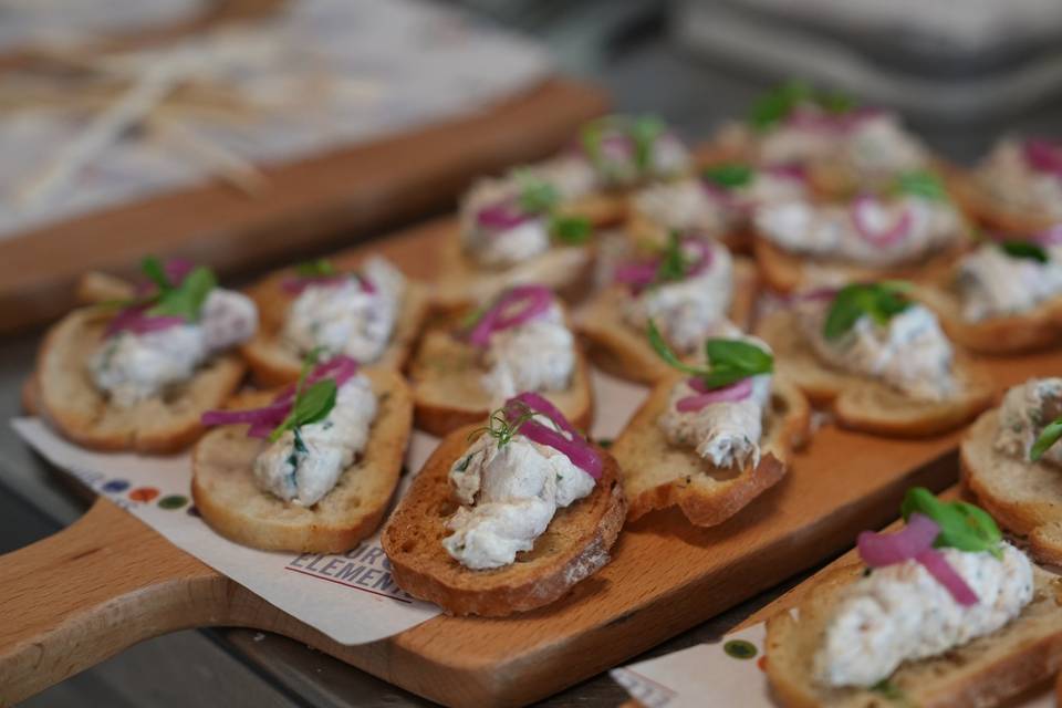 Canapé selection