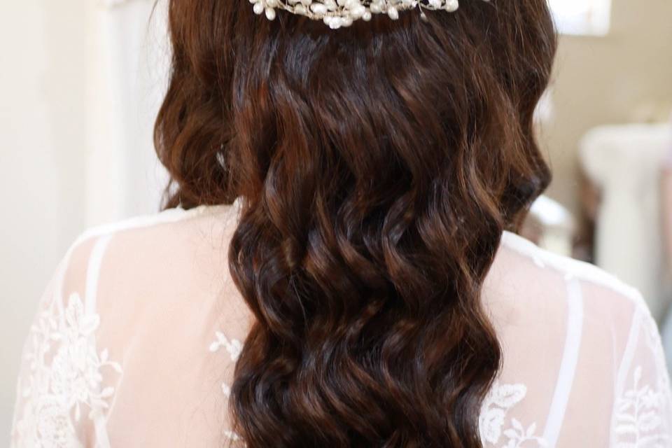 Stylish wedding hair