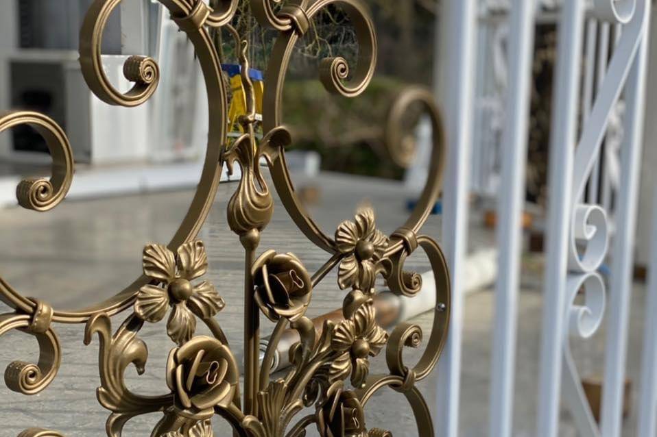 Ornate railings