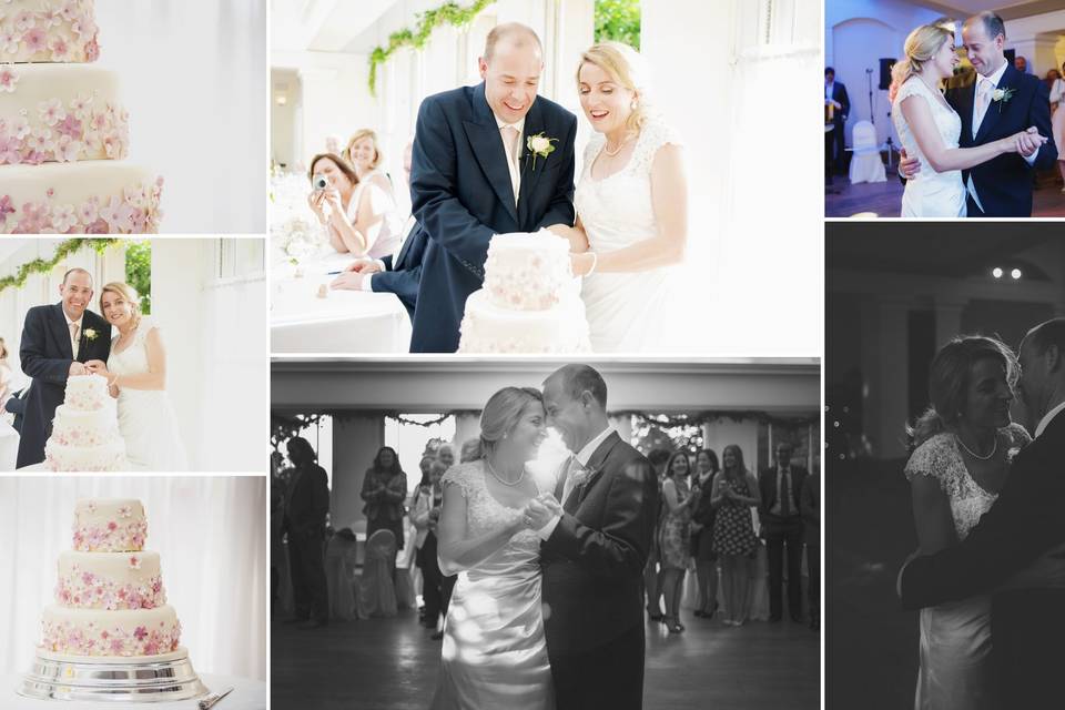 Cake cutting, first dance