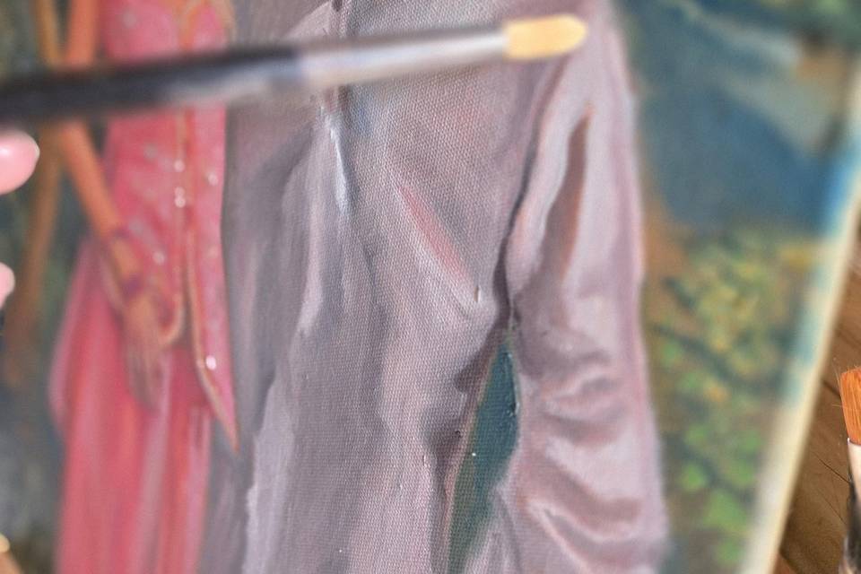 Detailing done in studio.
