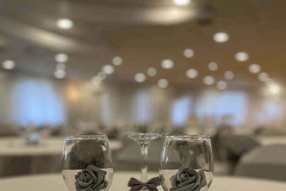 Stylish wedding decor