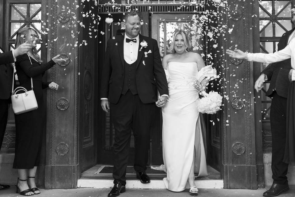 City hall wedding