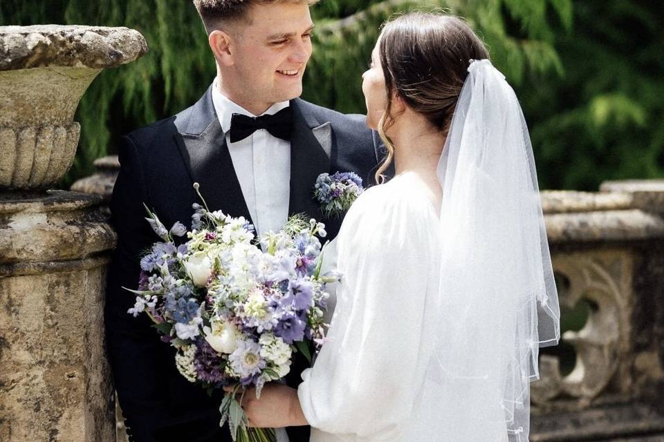 Seasonal wedding flowers