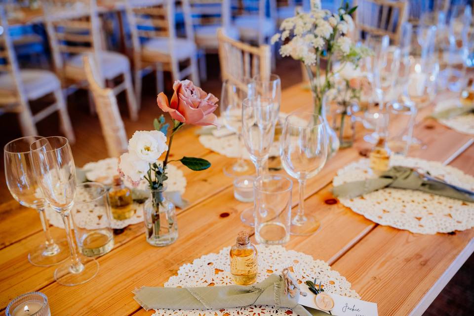 Table decor tipi wedding