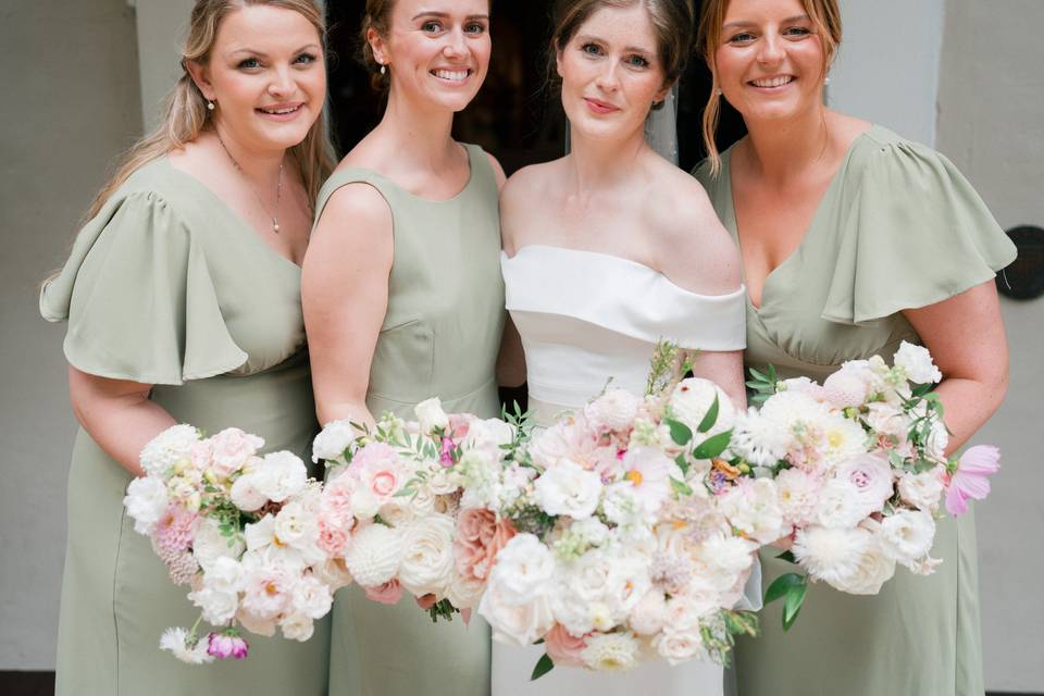 Bridal party flowers