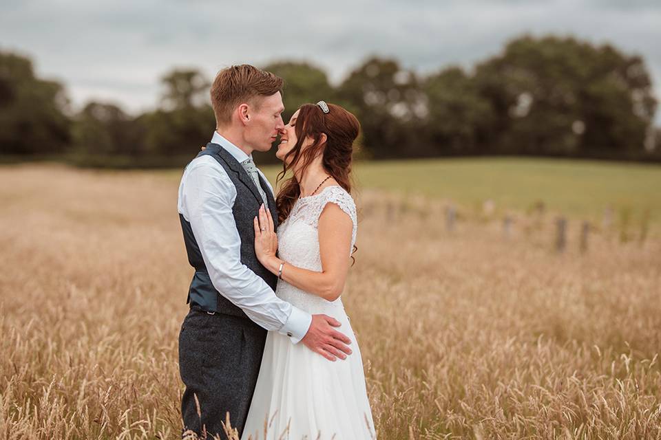 Real wedding at Canada Farm