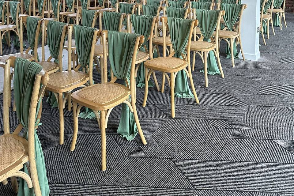 Sage Chair Drapes