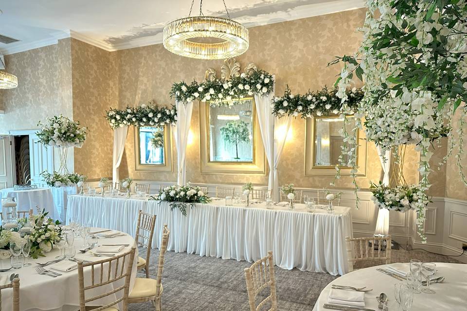 Rowton Hall Wedding Stylist