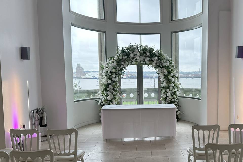 Luxury Floral Arch Liverpool