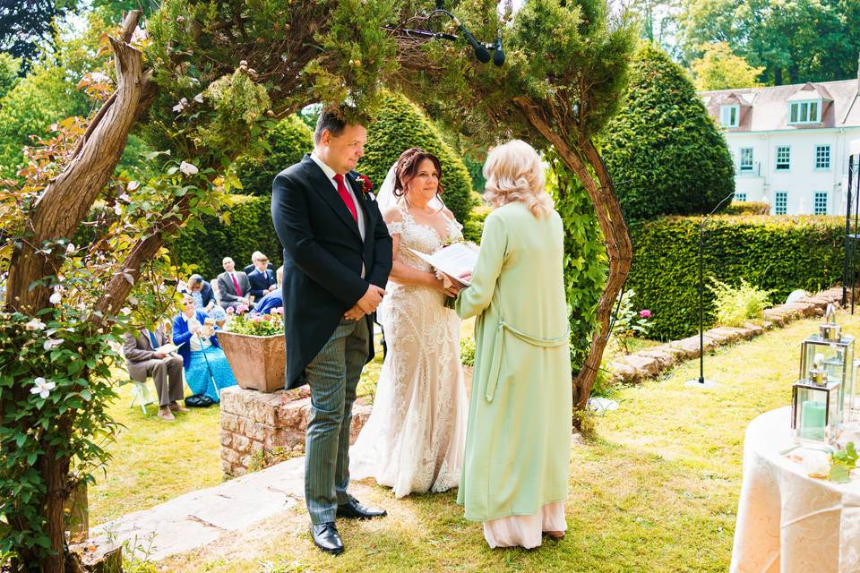 Ceremony in the Italian Garden