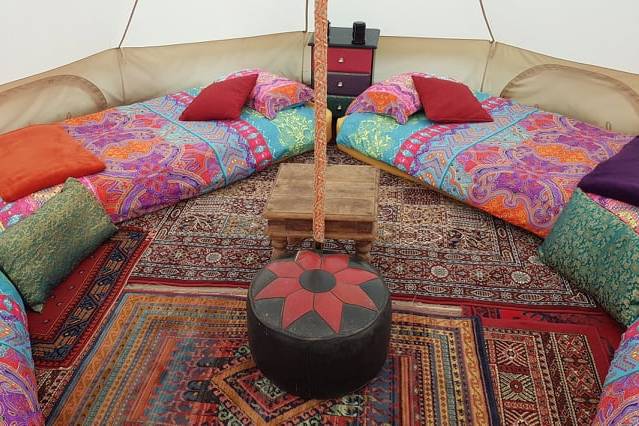 Indian Spice bell tent