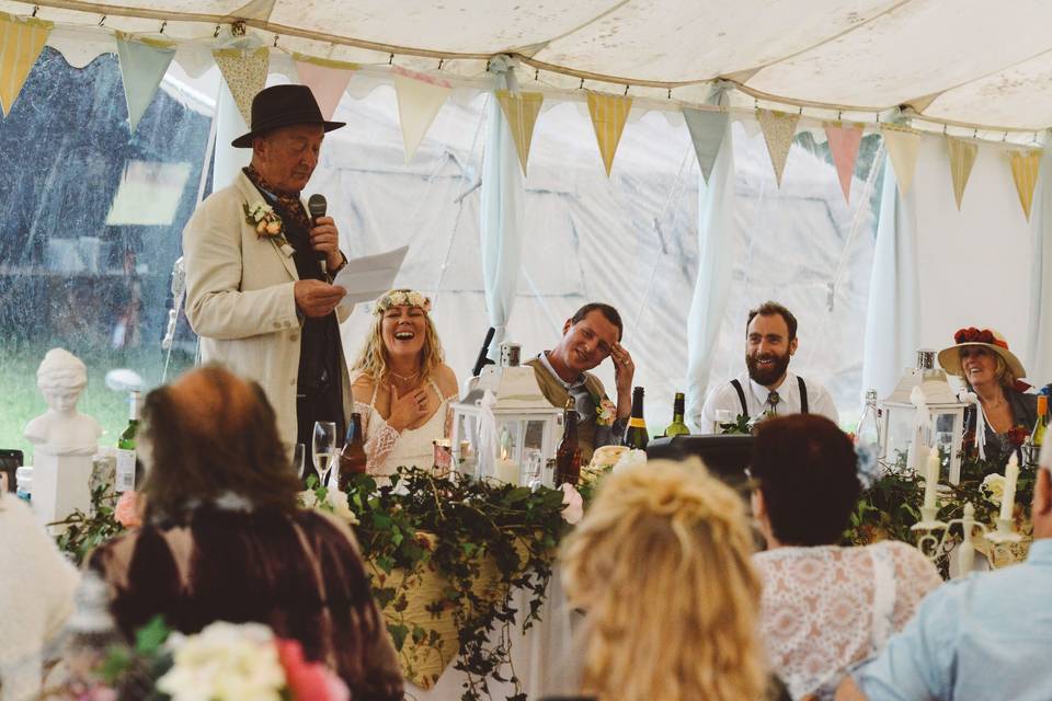 The father's speech
