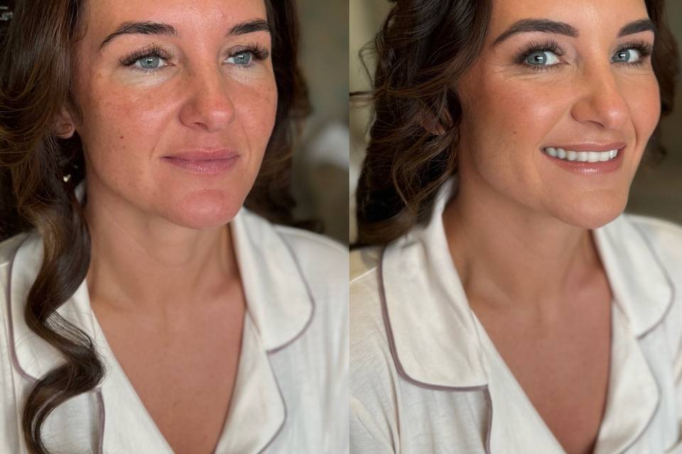 Natural bridal makeup