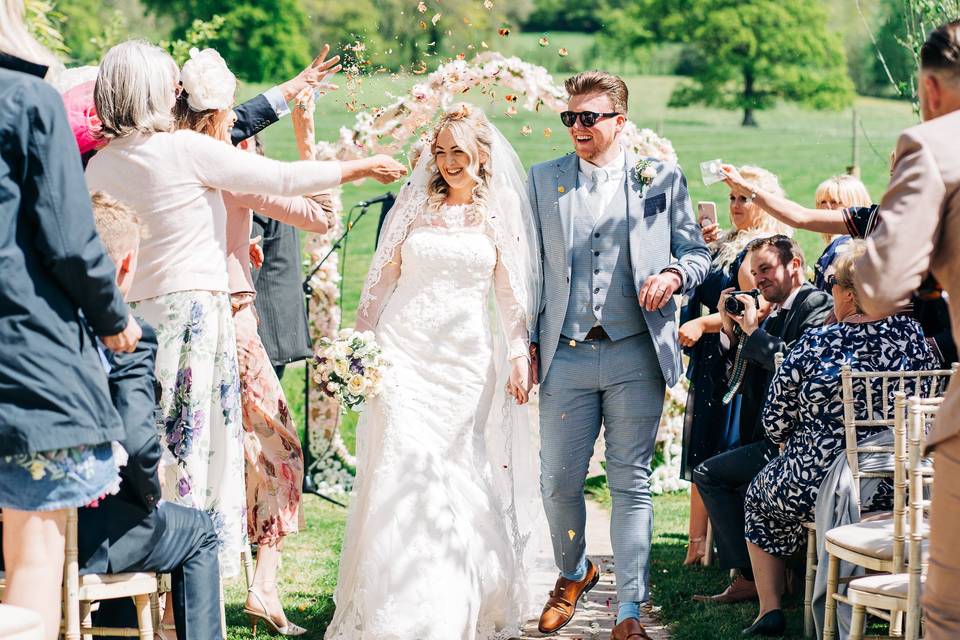 The walk down the aisle