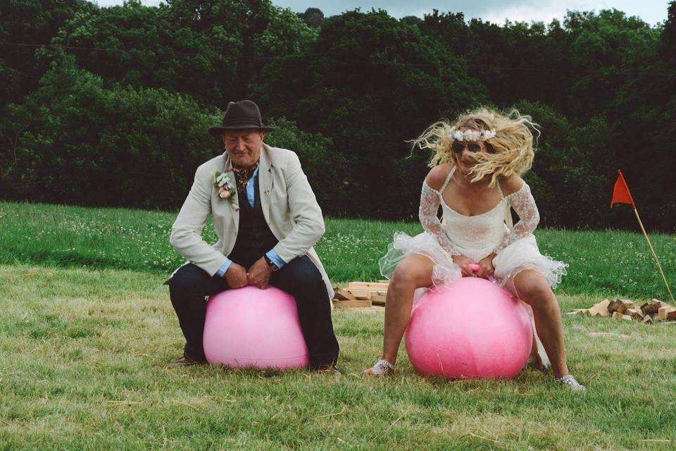 Father and daughter