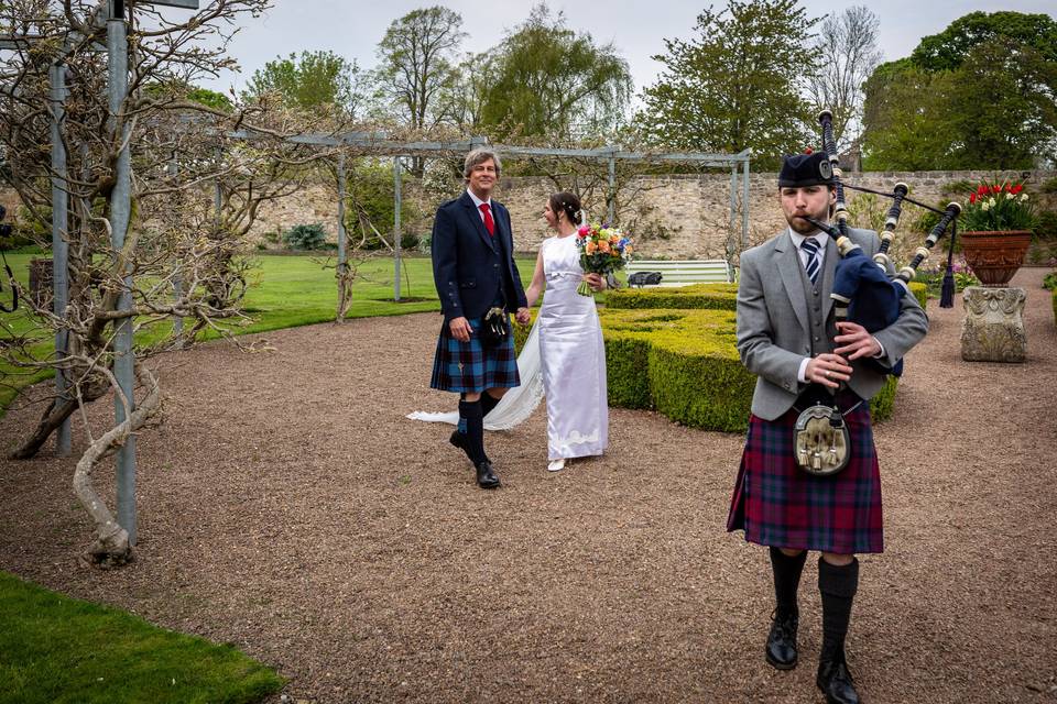 A remote scottish wedding