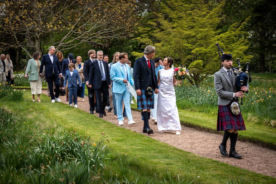 Leading the group