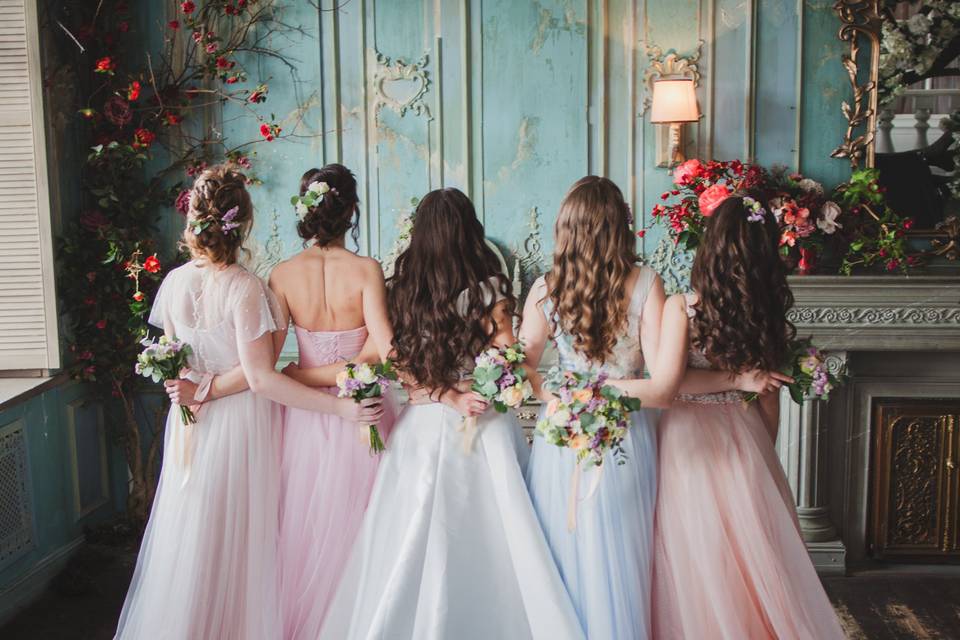 Flowers in hair