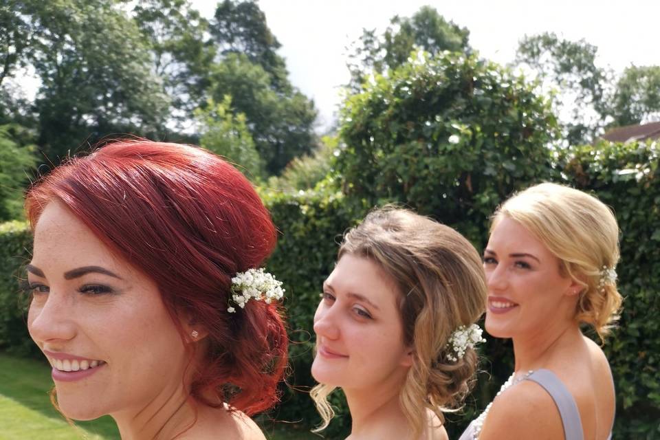 Bridal party beauty