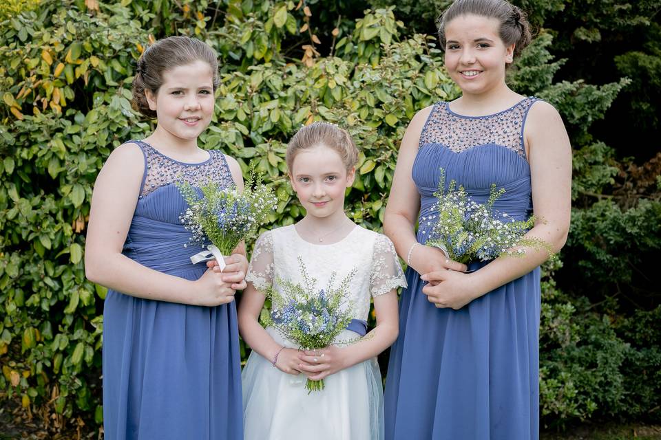 Bespoke bridesmaids bouquets