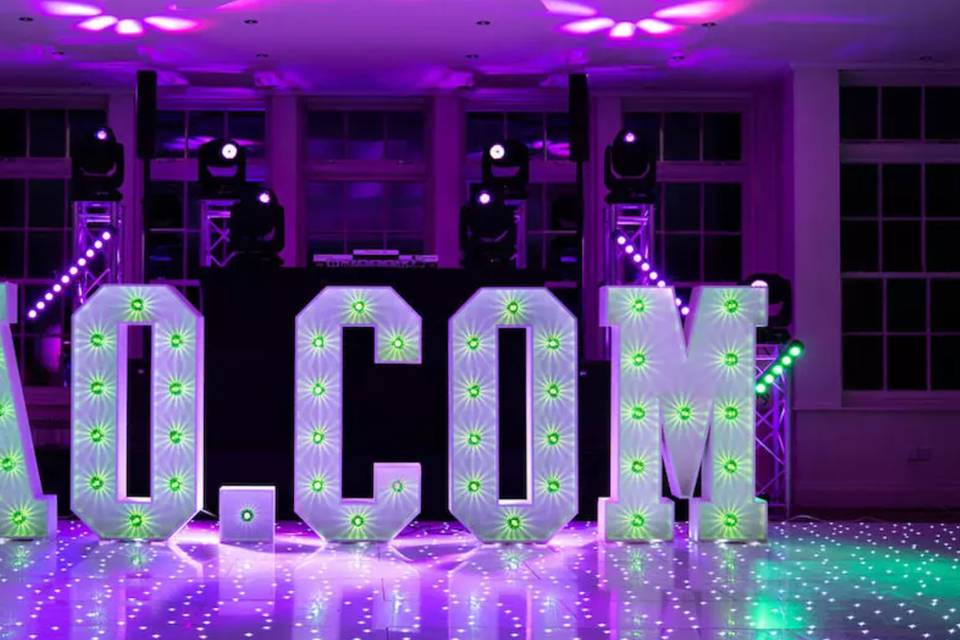 LED letter hire