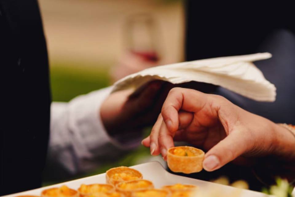Wedding canapés
