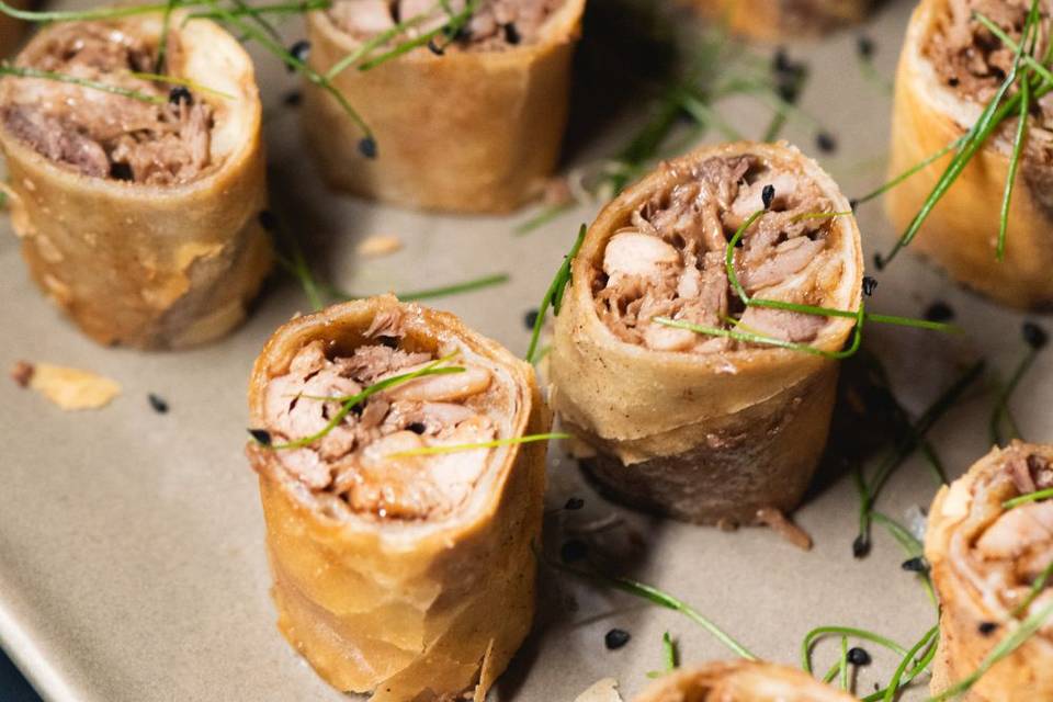 Wedding canapés