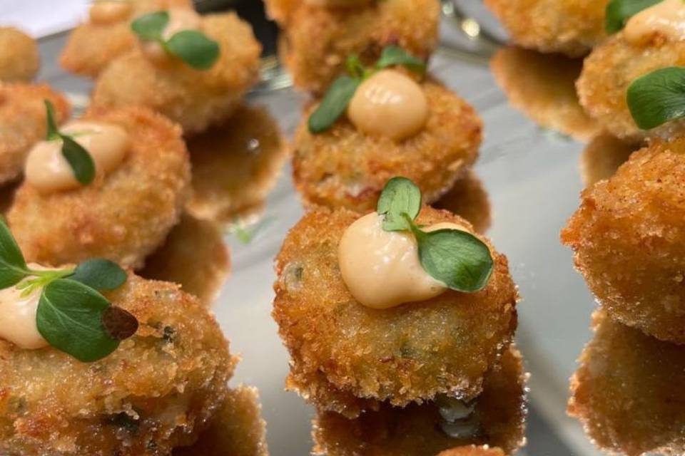 Wedding canapés