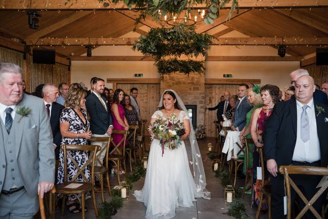 Bride and aerial hoops