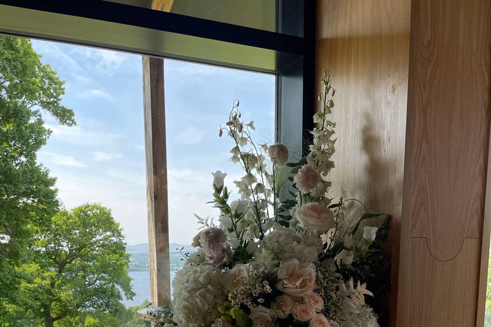 Soft pastel statement florals