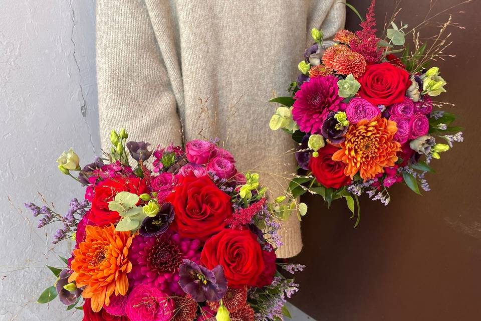 Bold Bridal bouquet