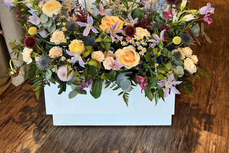 A Frame welcome sign