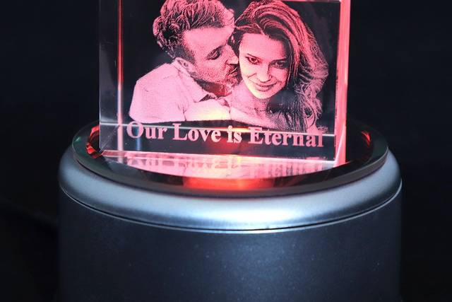 3D Photo Crystal Block