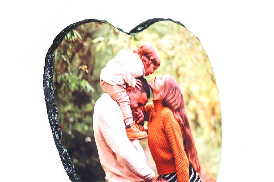 Heart Photo Slate